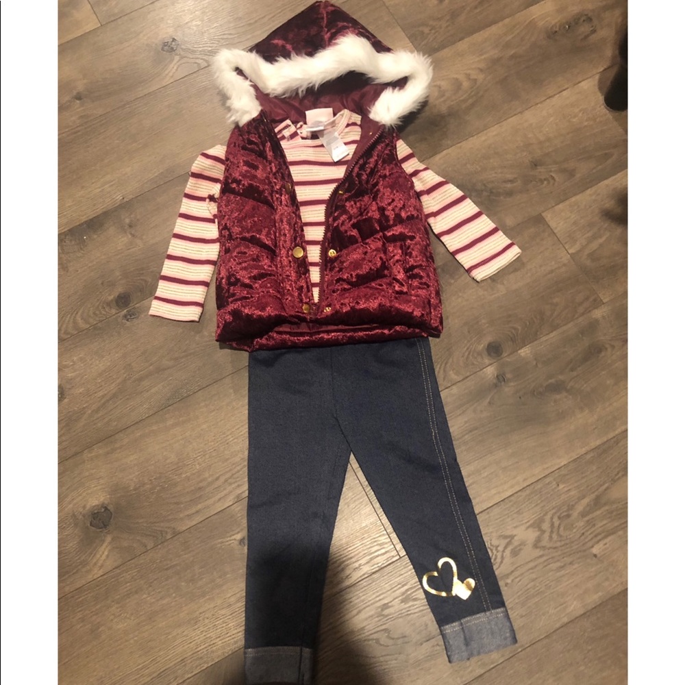 Brand new three piece toddler outfit!! Never worn!